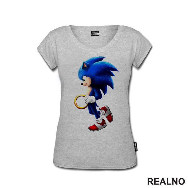 With Golden Ring - Sonic - Majica