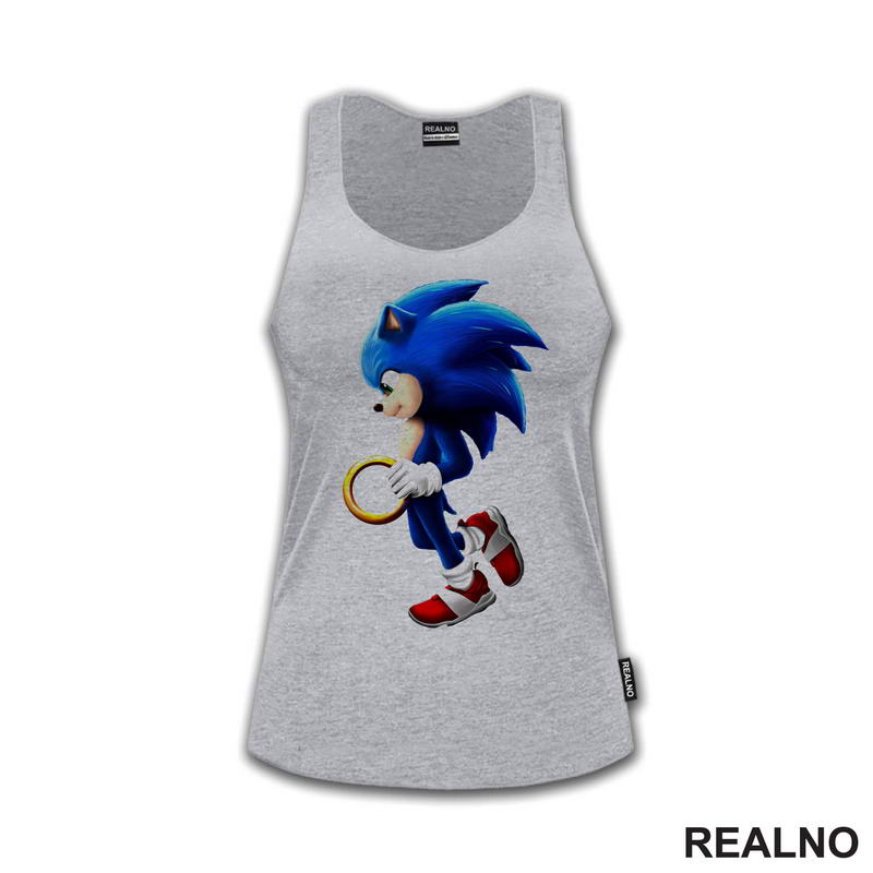 With Golden Ring - Sonic - Majica