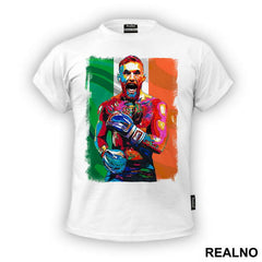 Drawing - Colors - Conor McGregor - MMA - Majica