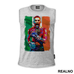 Drawing - Colors - Conor McGregor - MMA - Majica