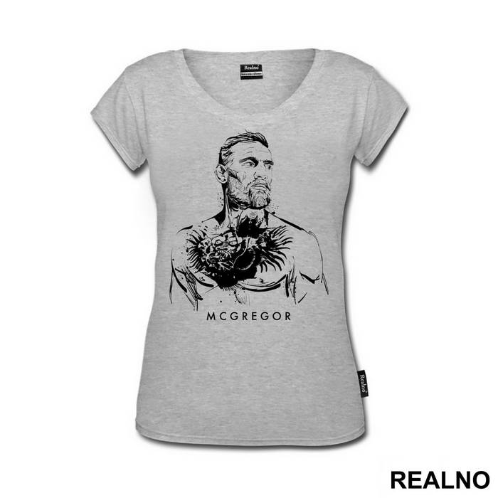 Black Portrait - Conor McGregor - MMA - Majica