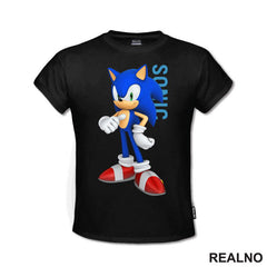 Logo In The Background - Sonic - Majica