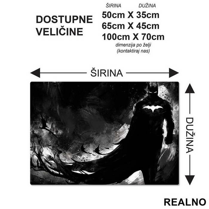 From The Shadow - Batman - Podmetač za sto