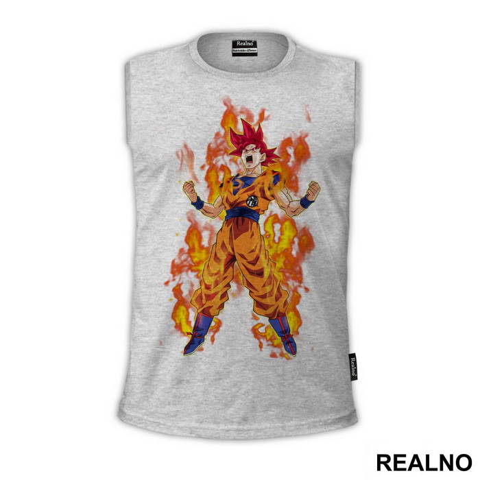 Super Saiyajin God - Goku - Dragon Ball - Majica