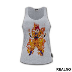 Super Saiyajin God - Goku - Dragon Ball - Majica