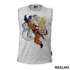 Fight With Frieza - Goku - Dragon Ball - Majica