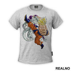 Fight With Frieza - Goku - Dragon Ball - Majica