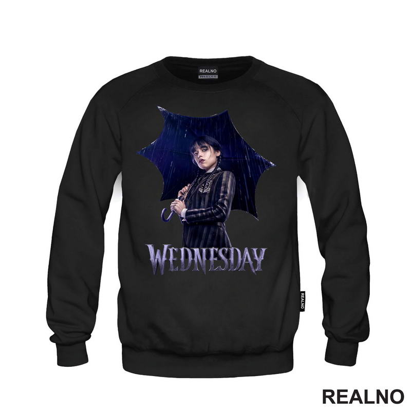 With An Umbrella - Rain - Wednesday - Sreda - Majica