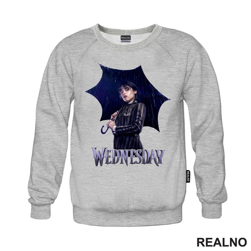 With An Umbrella - Rain - Wednesday - Sreda - Majica