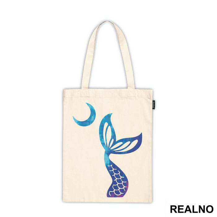 Mermaid Fin And A Moon - Sirene - Mermaid - Majica