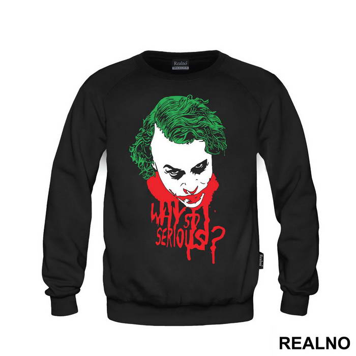 Why So Serious? Green And Red - Joker - Majica