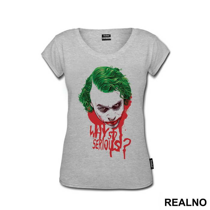 Why So Serious? Green And Red - Joker - Majica