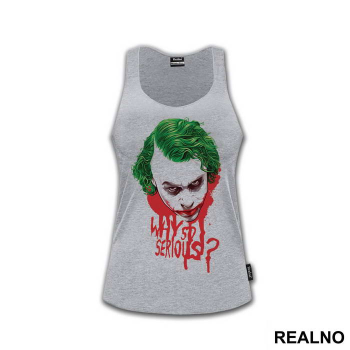 Why So Serious? Green And Red - Joker - Majica