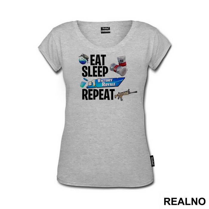 Eat, Sleep, Number One Victory Royal, Repeat - Fortnite - Majica