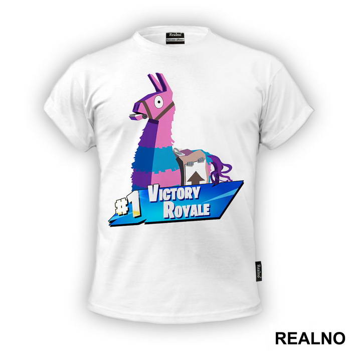 Pink Llama - Fortnite - Majica