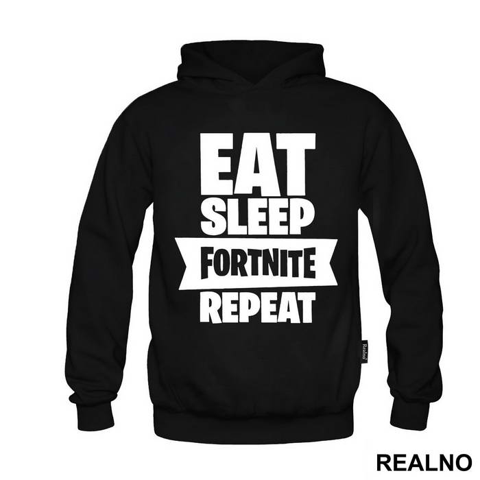 Eat, Sleep, Repeat - Big - Fortnite - Majica