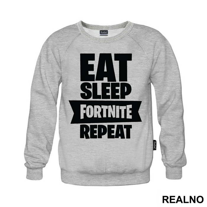 Eat, Sleep, Repeat - Big - Fortnite - Majica
