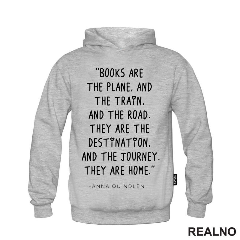 The Are Home - Quote - Books - Čitanje - Knjige - Majica