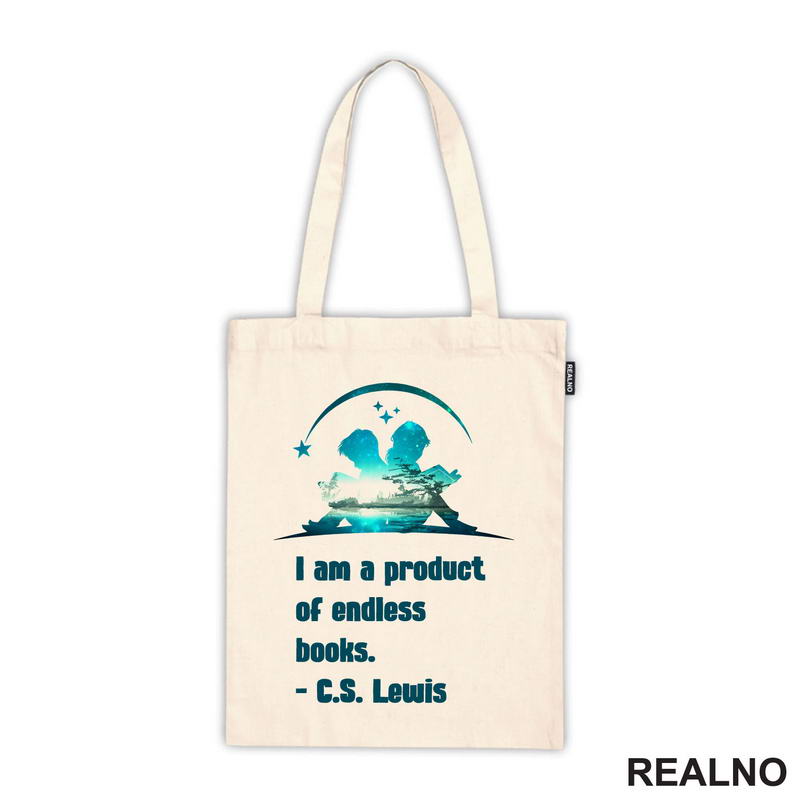 I Am A Product Of Endless Books. - C.S. Lewis - Child Reading Books - Silhouette - Books - Čitanje - Knjige - Majica