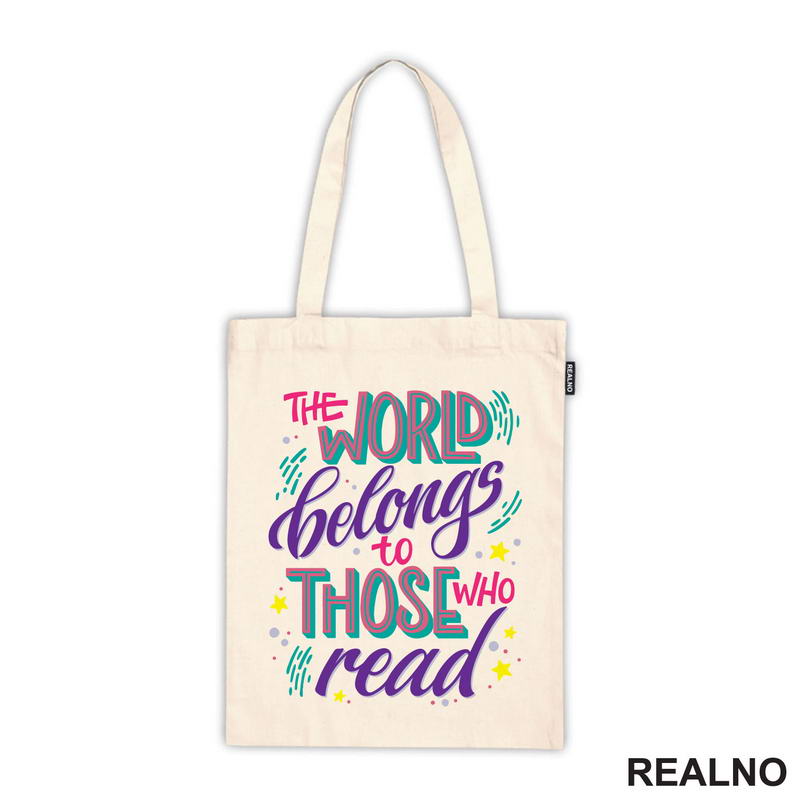 The World Belongs To Those Who Read - Books - Čitanje - Knjige - Majica