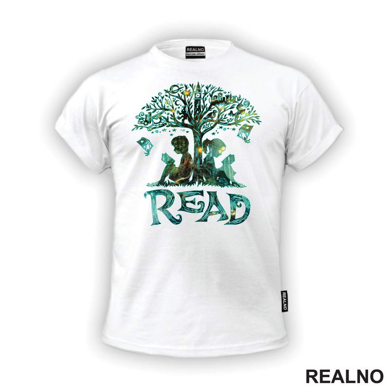 Child Reading Book - Silhouette - Books - Čitanje - Knjige - Majica