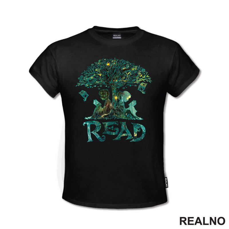 Child Reading Book - Silhouette - Books - Čitanje - Knjige - Majica