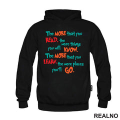 The MORE That You READ, The More Things You Will KNOW - Green, Orange And Red - Books - Čitanje - Knjige - Majica