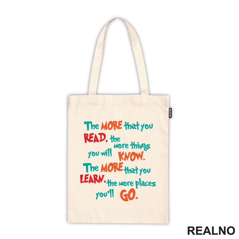 The MORE That You READ, The More Things You Will KNOW - Green, Orange And Red - Books - Čitanje - Knjige - Majica