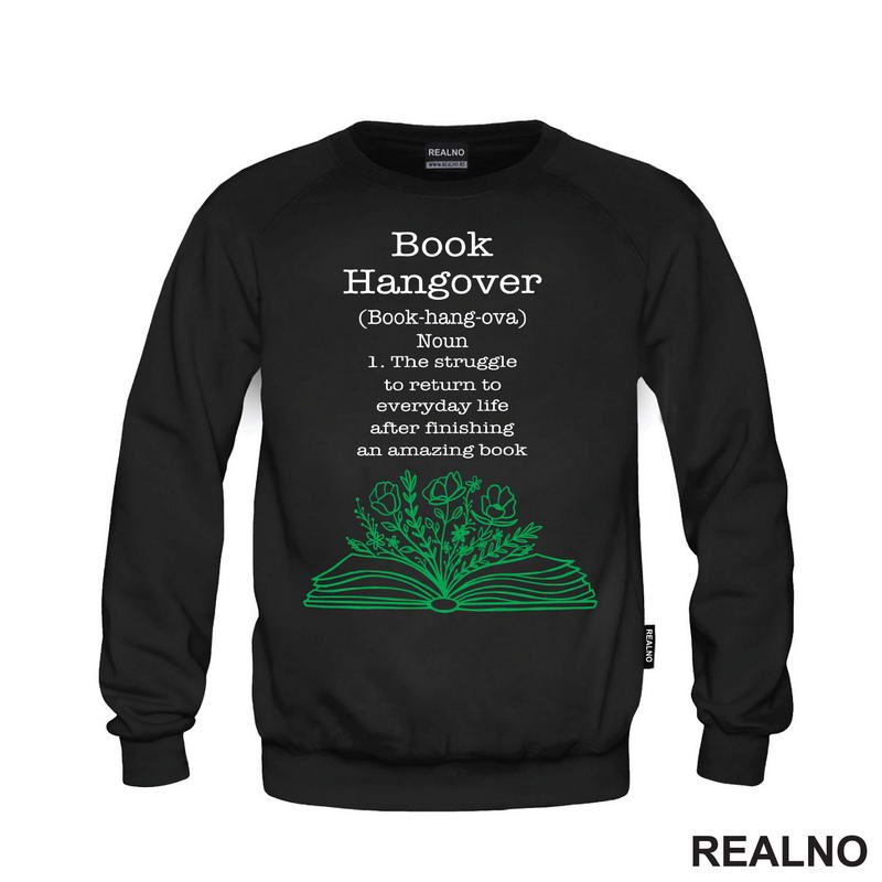 Book Hangover - Books - Čitanje - Knjige - Majica