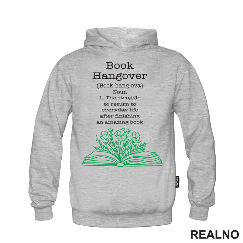 Book Hangover - Books - Čitanje - Knjige - Majica