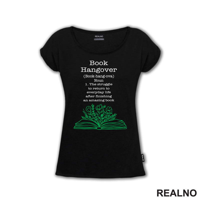 Book Hangover - Books - Čitanje - Knjige - Majica