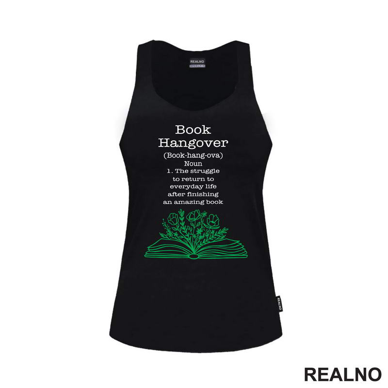 Book Hangover - Books - Čitanje - Knjige - Majica