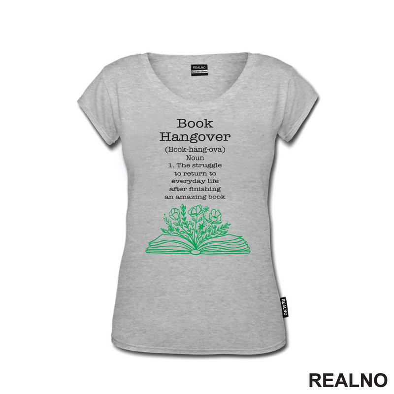 Book Hangover - Books - Čitanje - Knjige - Majica