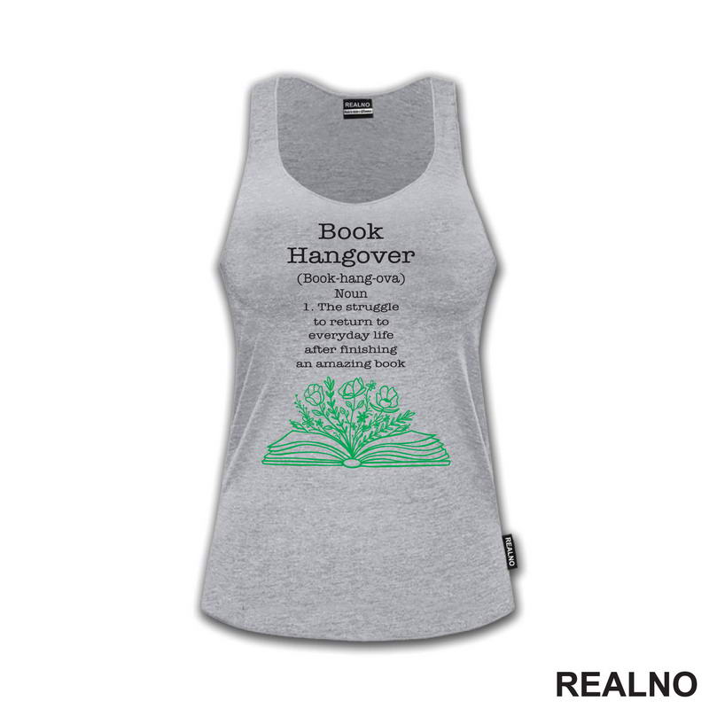 Book Hangover - Books - Čitanje - Knjige - Majica