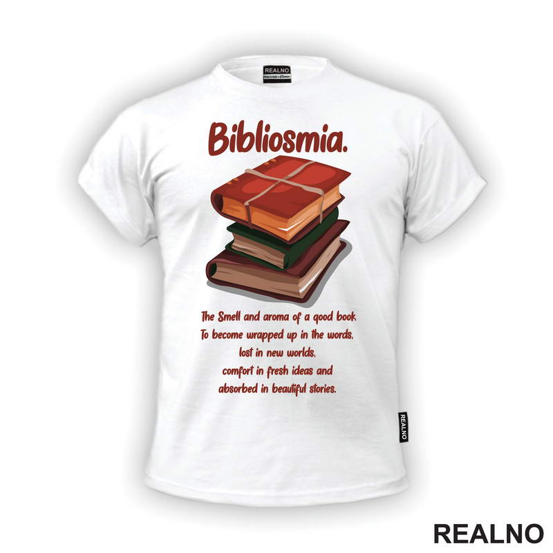 Bibliosmia. The Smell And Aroma Of A Good Book - Books - Čitanje - Knjige - Majica