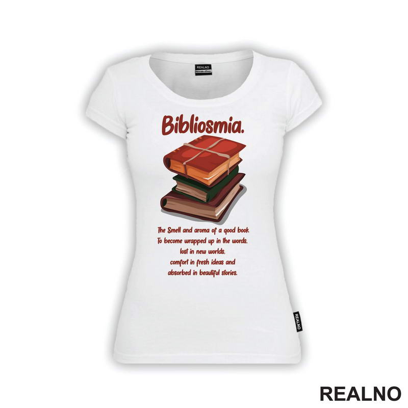 Bibliosmia. The Smell And Aroma Of A Good Book - Books - Čitanje - Knjige - Majica