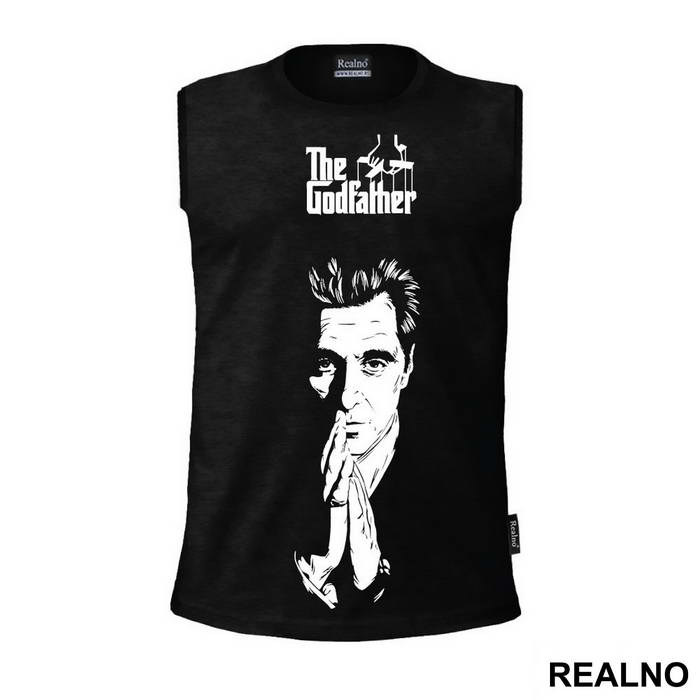 Michael Corleone - Al Pacino And Logo - The Godfather - Kum - Majica