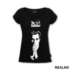 Michael Corleone - Al Pacino And Logo - The Godfather - Kum - Majica