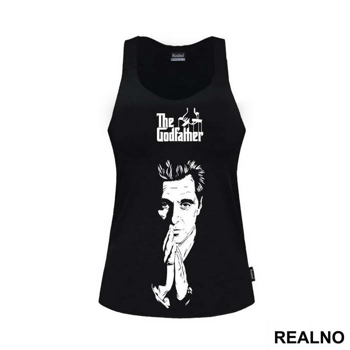 Michael Corleone - Al Pacino And Logo - The Godfather - Kum - Majica