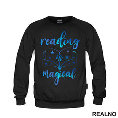 Reading Is Magical - Blue - Colors - Books - Čitanje - Knjige - Majica