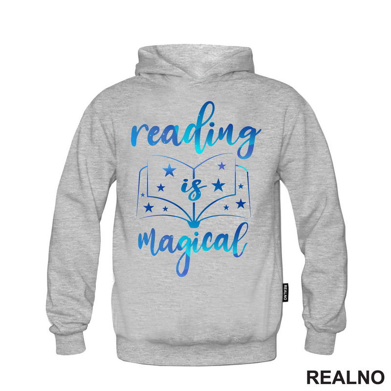 Reading Is Magical - Blue - Colors - Books - Čitanje - Knjige - Majica