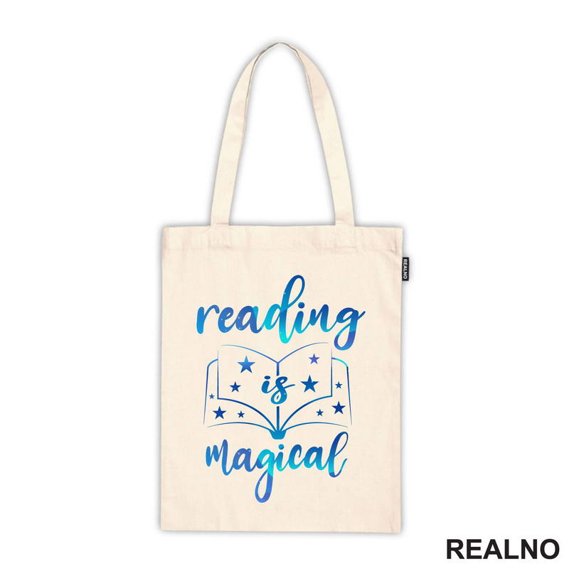 Reading Is Magical - Blue - Colors - Books - Čitanje - Knjige - Majica
