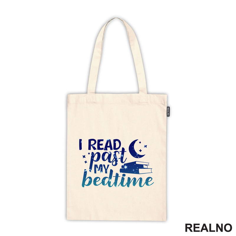 I Read Past My Beadtime - Night Blue - Colors - Books - Čitanje - Knjige - Majica