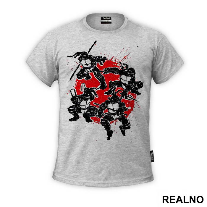 Red Splatter - Nindža Kornjače - Majica