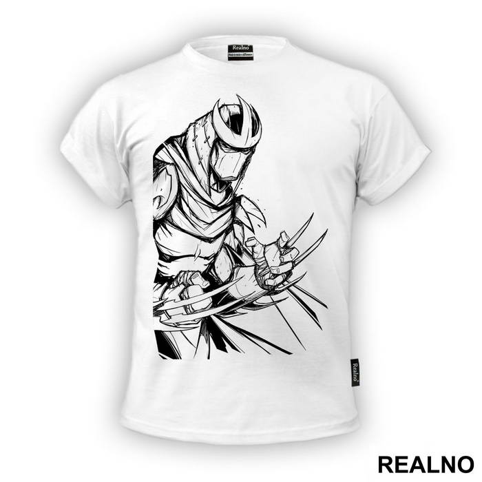 Shredder - Outline - Nindža Kornjače - Majica