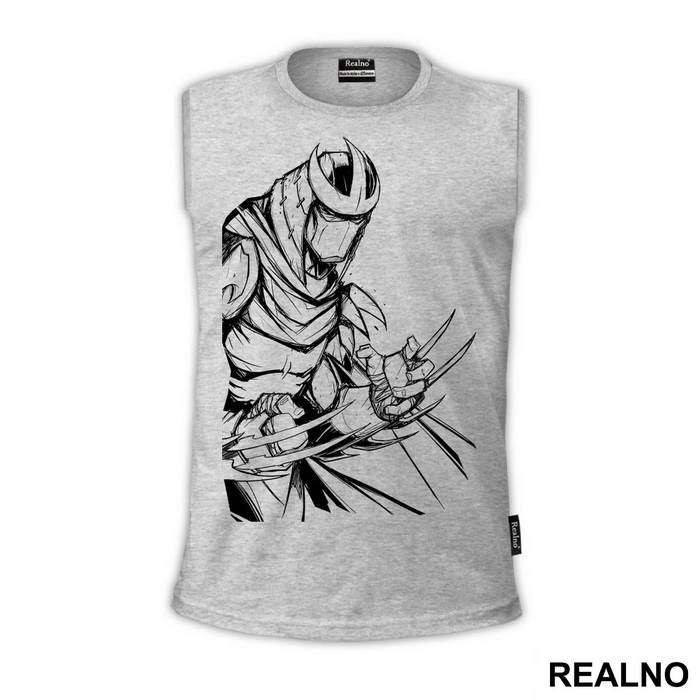 Shredder - Outline - Nindža Kornjače - Majica