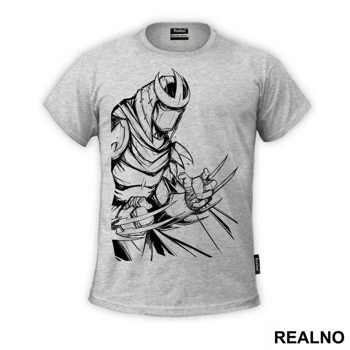 Shredder - Outline - Nindža Kornjače - Majica