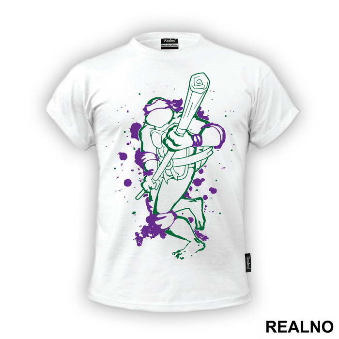 Donatelo - Outline - Nindža Kornjače - Majica