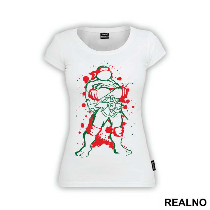 Rafaelo - Outline - Nindža Kornjače - Majica