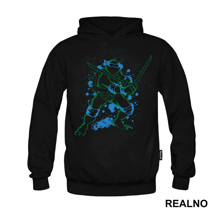 Leonardo - Outline - Nindža Kornjače - Majica